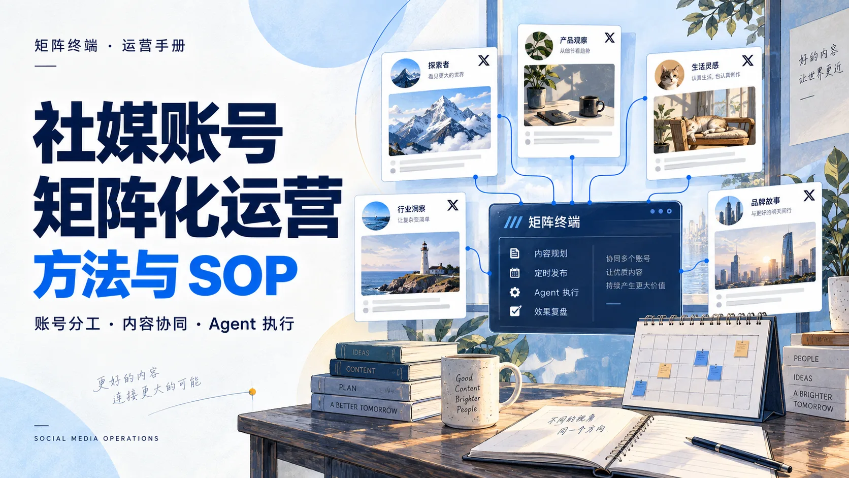 社媒账号矩阵化运营方法与SOP